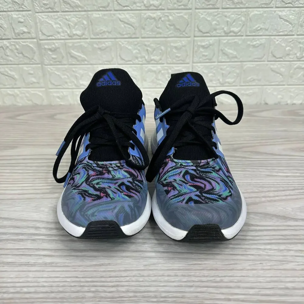 Adidas Running Shoes Blue Black WMNS 6 Athletic Sneakers Lightweight Trainer Gym - Picture 2 of 8